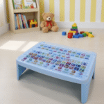 Baby kids FOLDING Plastic Desk Table - Image 2