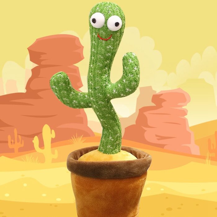 Dancing Cactus, Electronic Swing Cactus, Educational Toys Kids Style with usd charging - Image 1