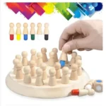 Wooden Memory Chess Board Game