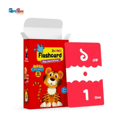 Jhilmil Math Genius Flash Card (32 pcs)
