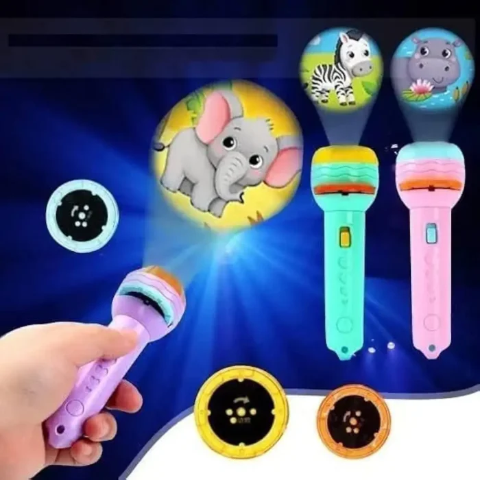 Mini Projector Flashlight Toy বাচ্চাদের খেলনা - Image 1