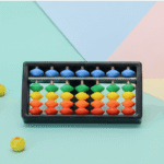 7 Digits Rods Rainbow Abacus Maths Calculating Tool Educational Toy