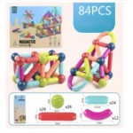 Magnetic Puzzle 84 pcs for Kids Toys and Educational and Learning Toys